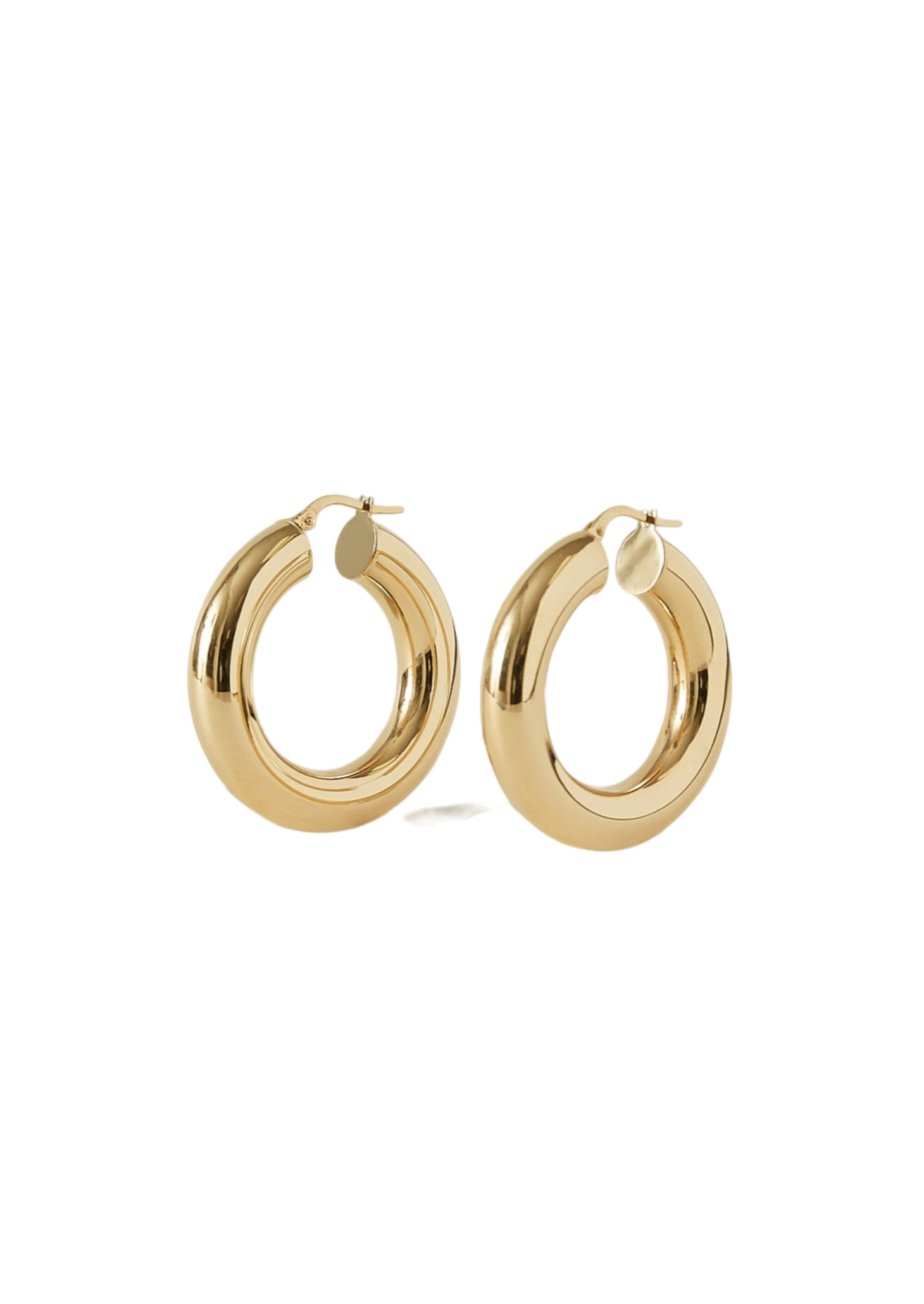 Bold hoop earrings large